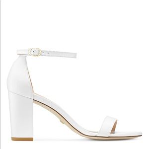 STUART WEITZMAN NURELYNUDE WHITE 35.5